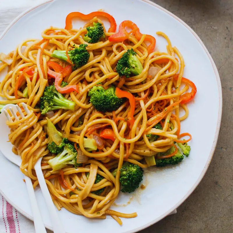 Vegetable Chow Mein easy and quick