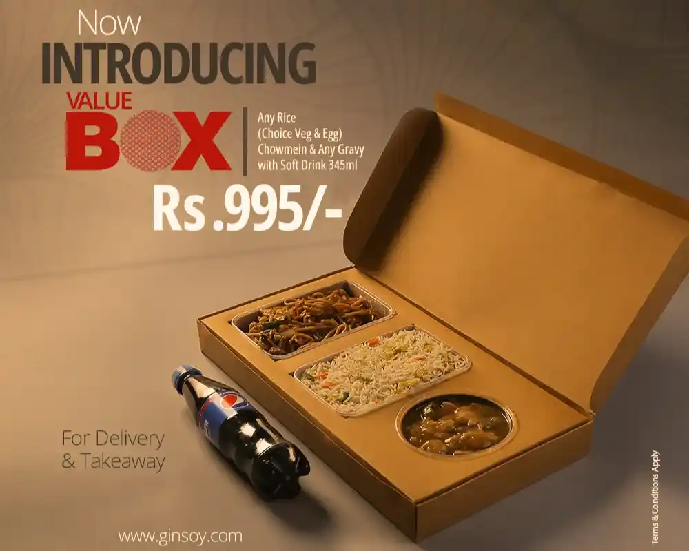 Ginsoy value box Rs 995