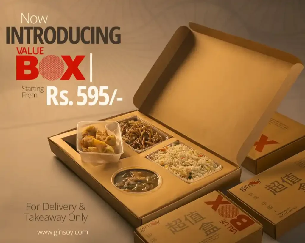 Ginsoy value box Rs 595