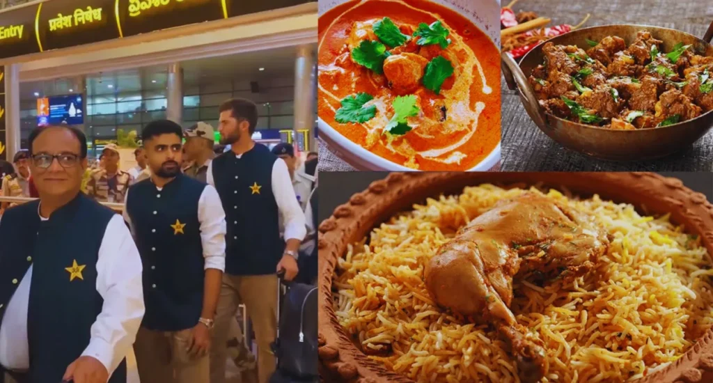 Pakistan Cricket Team in hyderabad, india food menu, Chicken Biryani, Beef Biryani